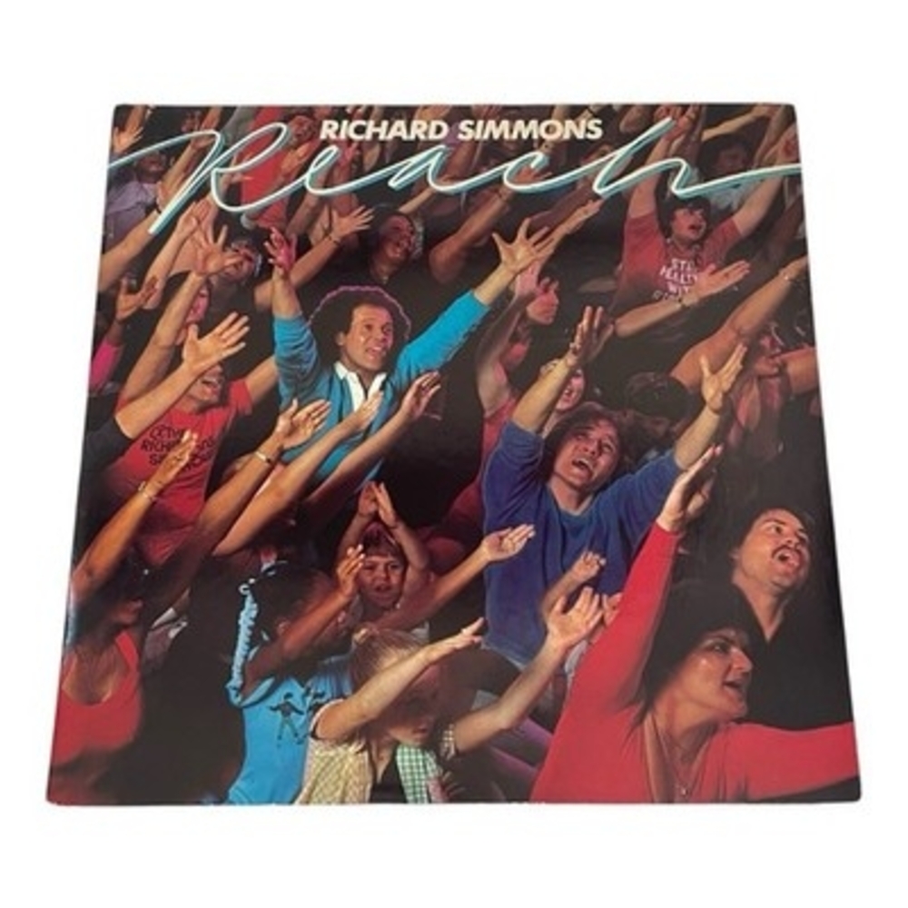 Richard Simmons Reach Vinyl LP Elektra 1982 Gatefold Exercise NM/VG
